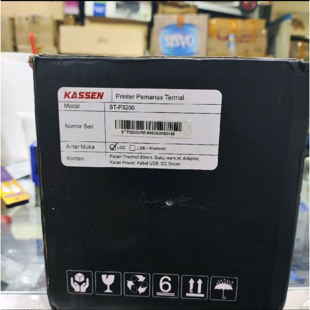 Kassen Printer Kassen BT-P 3200 New Resmi Pemanas Termal Model BT-P3200 Bonus Paper & Buku Manual Ko