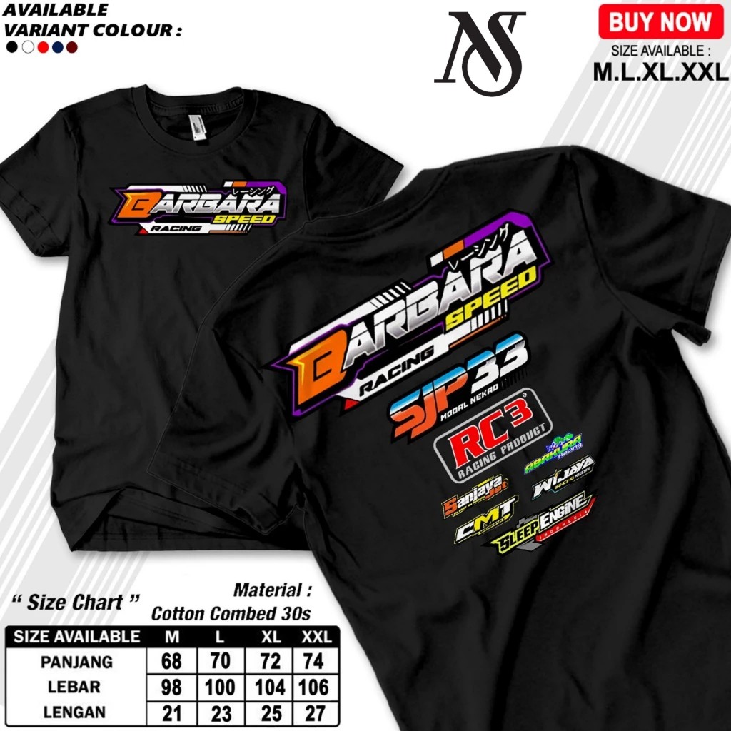 Kaos Barbara Speed | Kaos Barbara Speed Ky AgenG | Kaos Racing Start | Kaos Mekanik Amatir | Kaos Ra