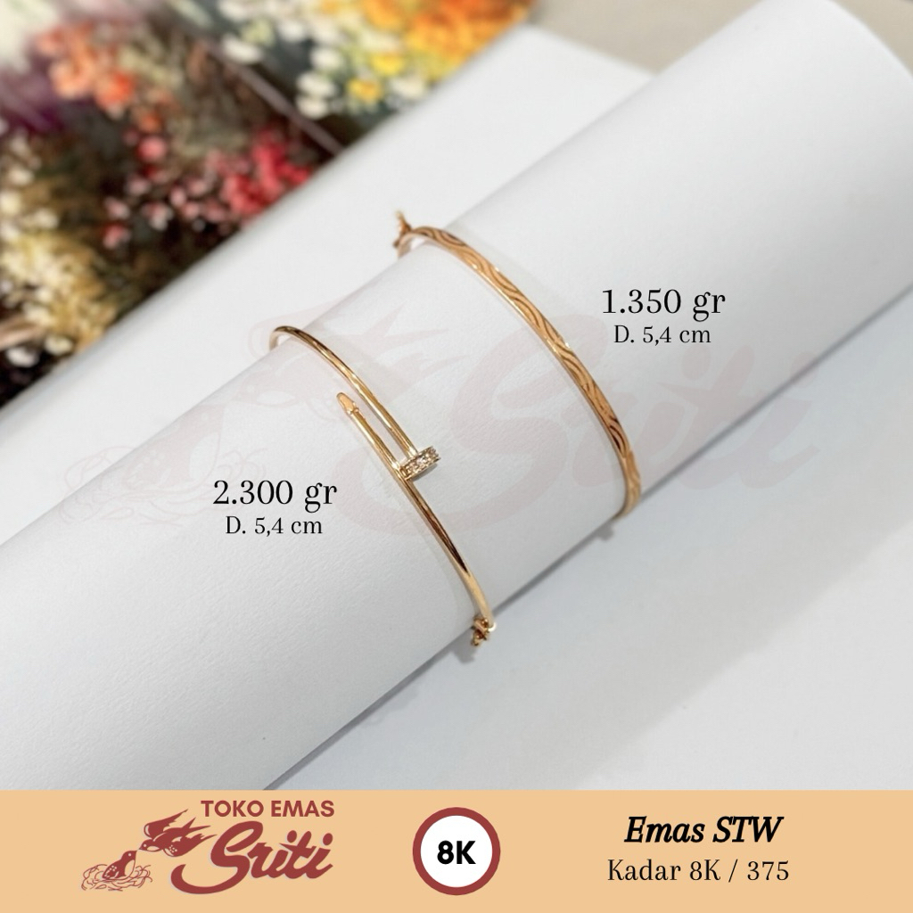 Gelang Paku Model Emas 8K - Toko Mas Sriti