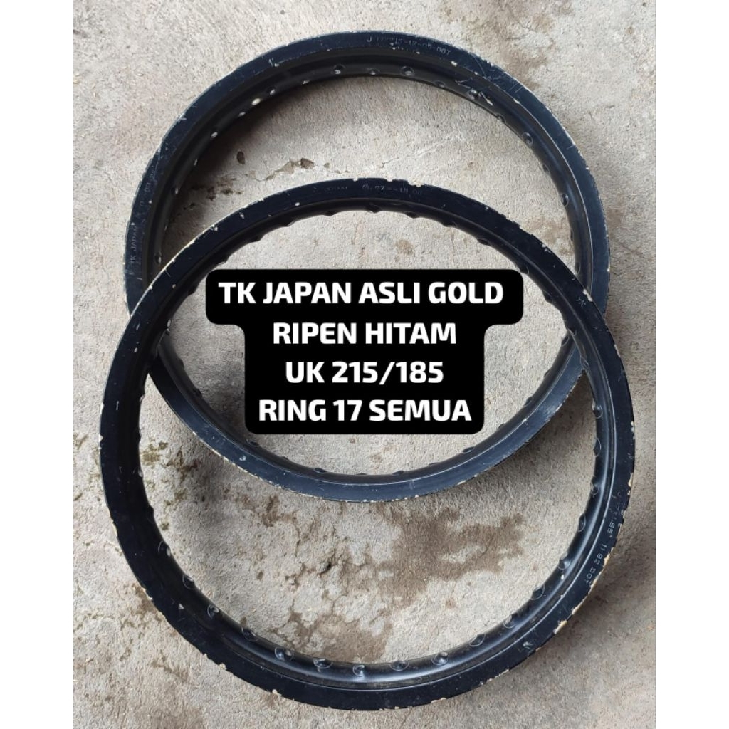 VELG TK JAPAN SIZE 185/215 RING 17 KONDISI SECOND