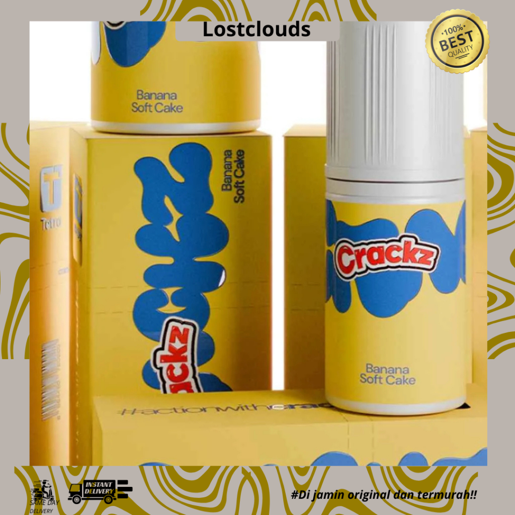 Crackz Banana Softcake Freebase 60ml 100% Original