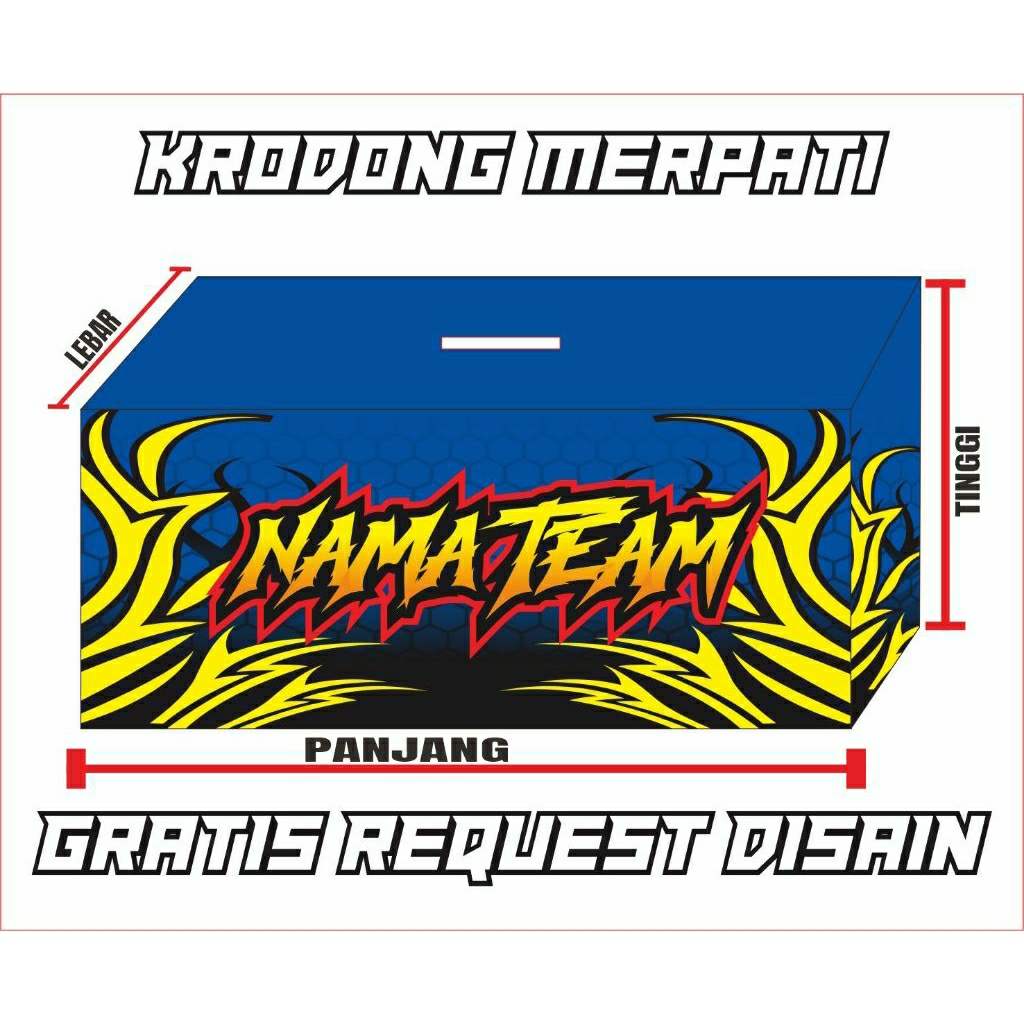 Krodong dongdang merpati custom disain gratis