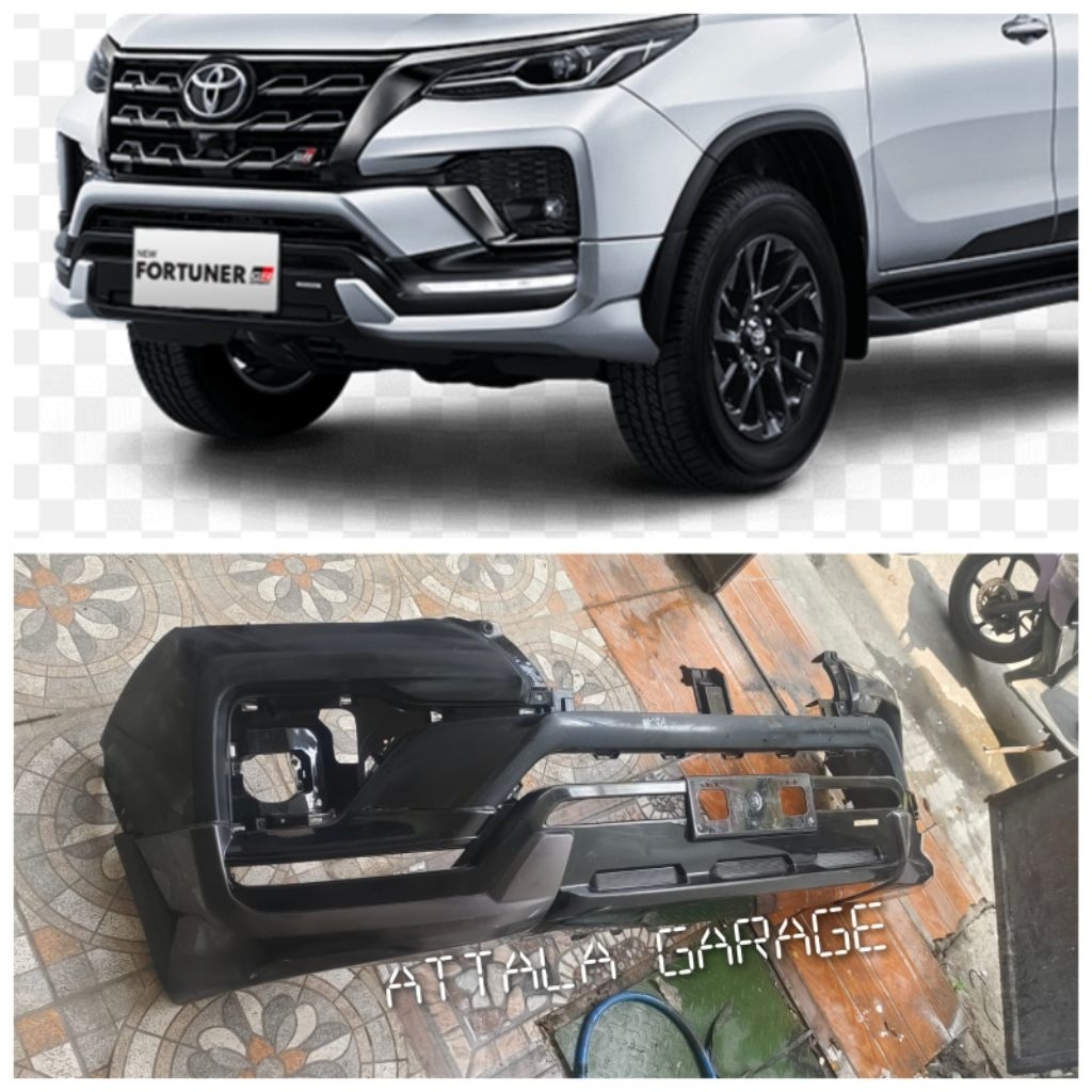 bumper Fortuner GR plus bodykitt 2022 2023