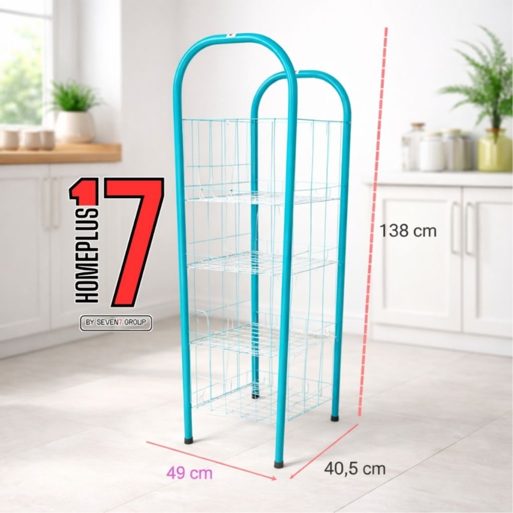 Rak Chiki / Rak Snack Besi 4 Tingkat | Rak Display Minimarket