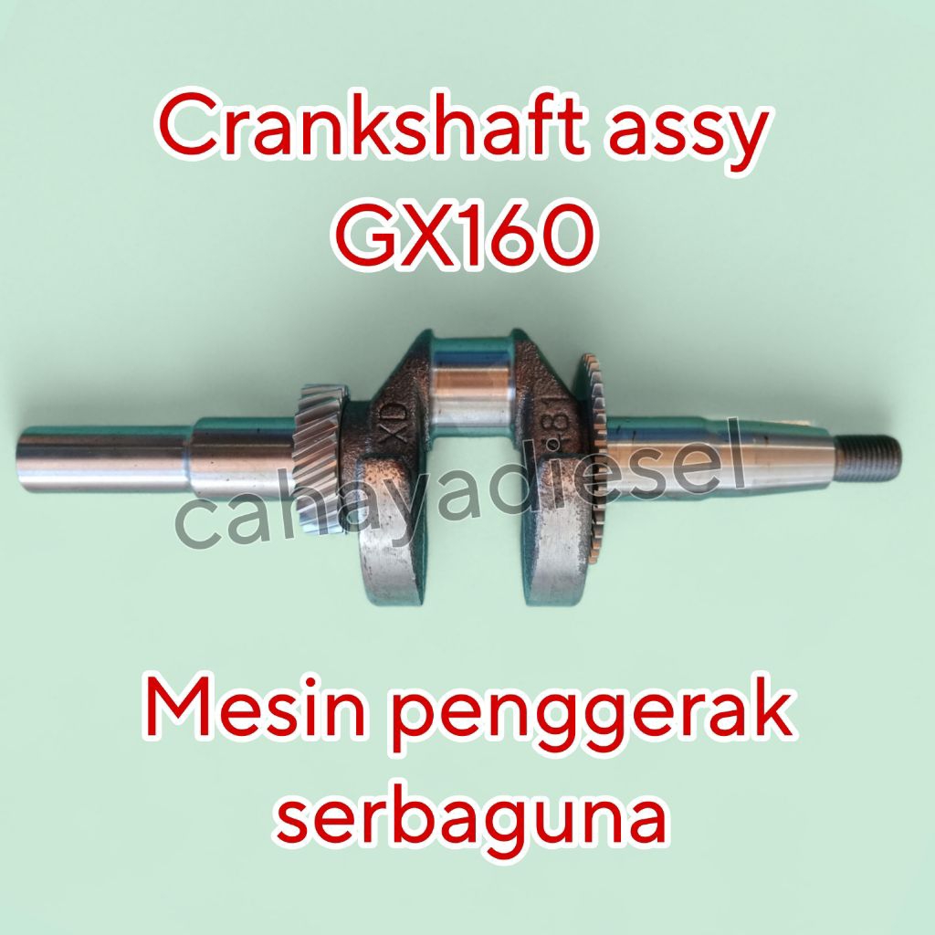 Crankshaft assy GX160 mesin penggerak GX160