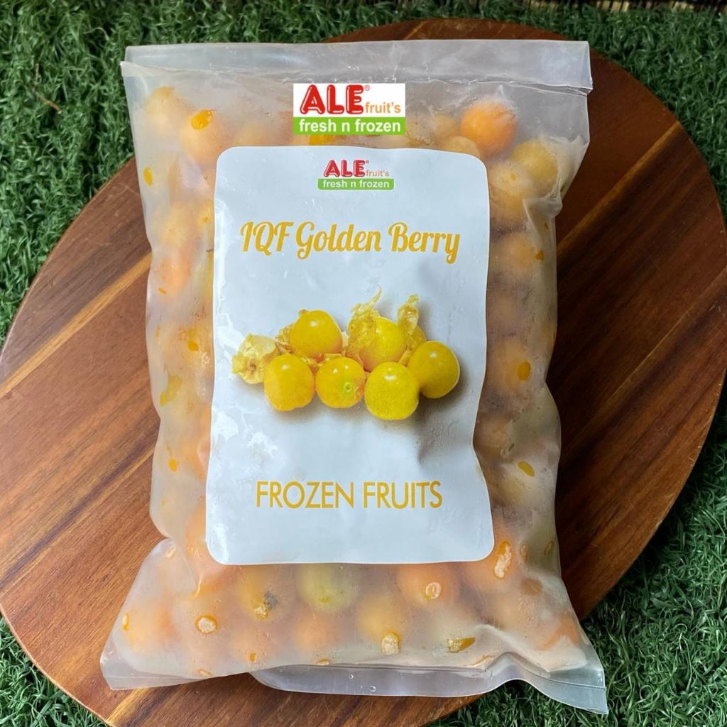 Buah golden berry(buah beku 500 gram) golden berry beku, golden berry/ciplukan/buah ciplukan