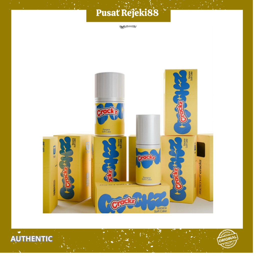 Crackz Banana Softcake Freebase 60ml By Tetra Indonesia 100% Original