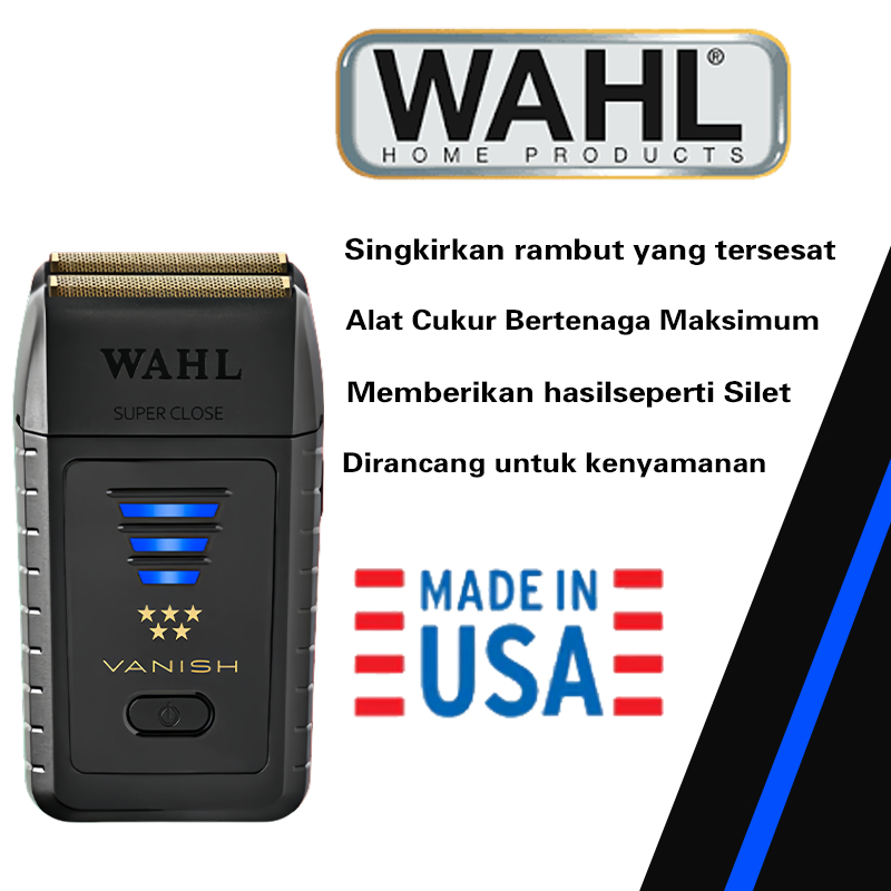 ORI Wahl Vanish Shaver - 5 Star Alat Cukur Rambut Cukur Rambut Profesional Alat Cukur Kumis dan Jeng