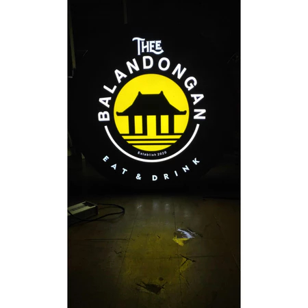 CUSTOM NEON BOX AKRILIK 2 SISI