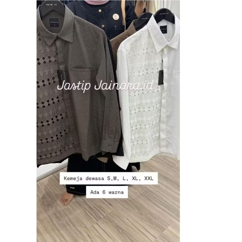 Kemeja brokat Manggala Series by Heylocal.id X Heymale.id / Jastip Heylocal.id