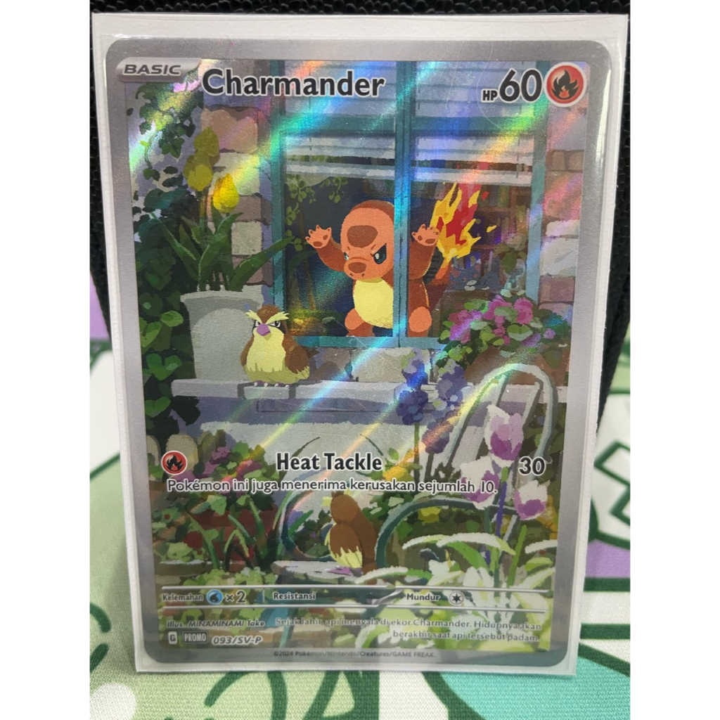 Charmander AR 093/SV-P - Promo Harta Berkilau - Kartu Pokemon TCG Indo