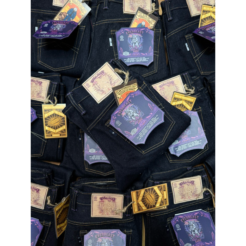 SAGE DENIM - EVERBEAST 25oz Unsanforized