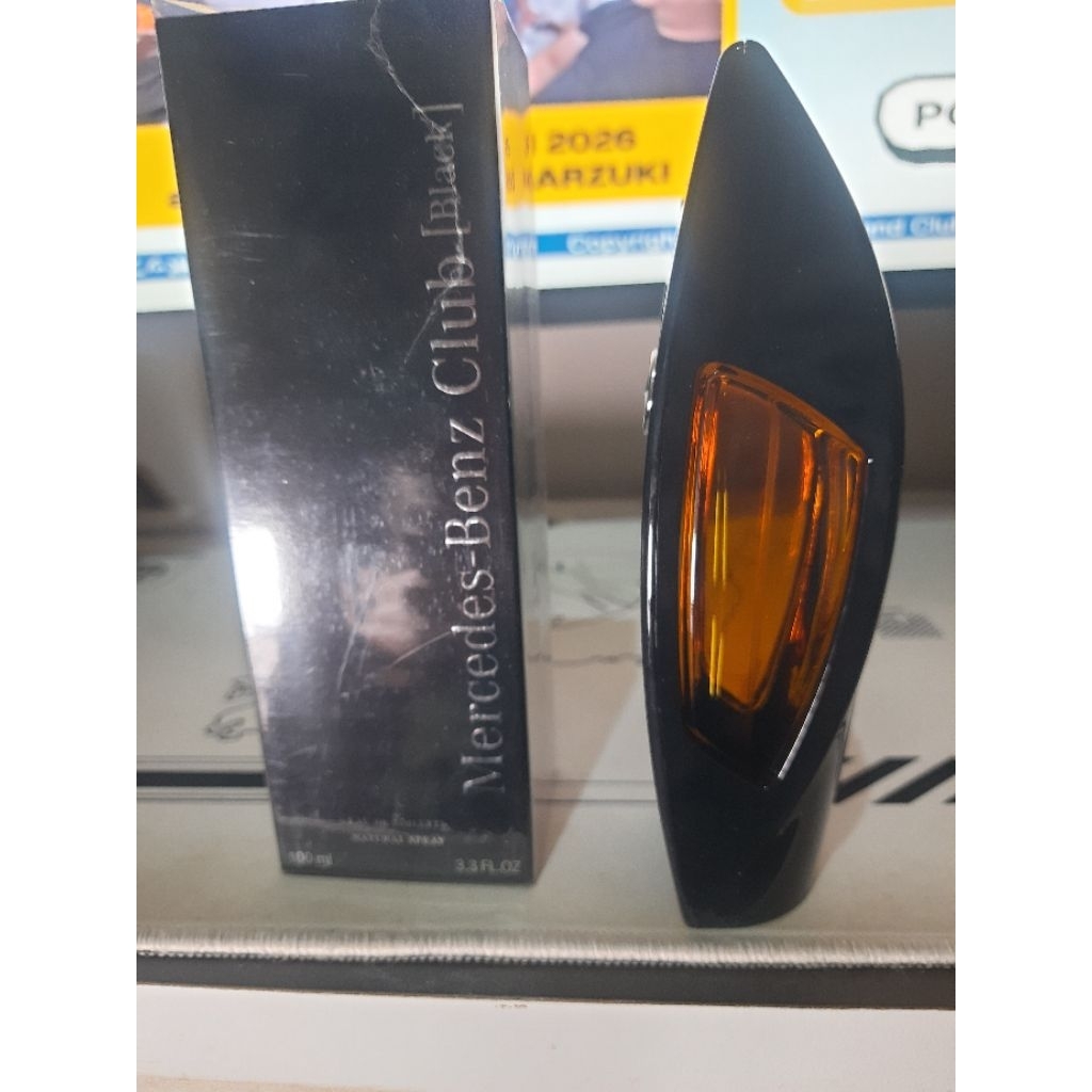 preloved parfum mercedes benz club black edt 100 ml