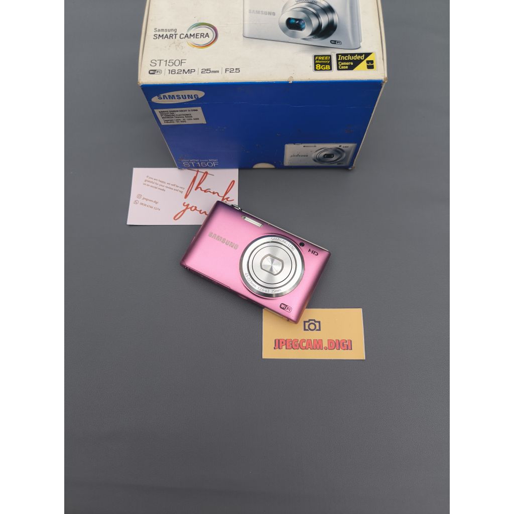 DIGICAM BABY PINK KAMERA DIGITAL SAMSUNG ST150F WIFI BABY PINK