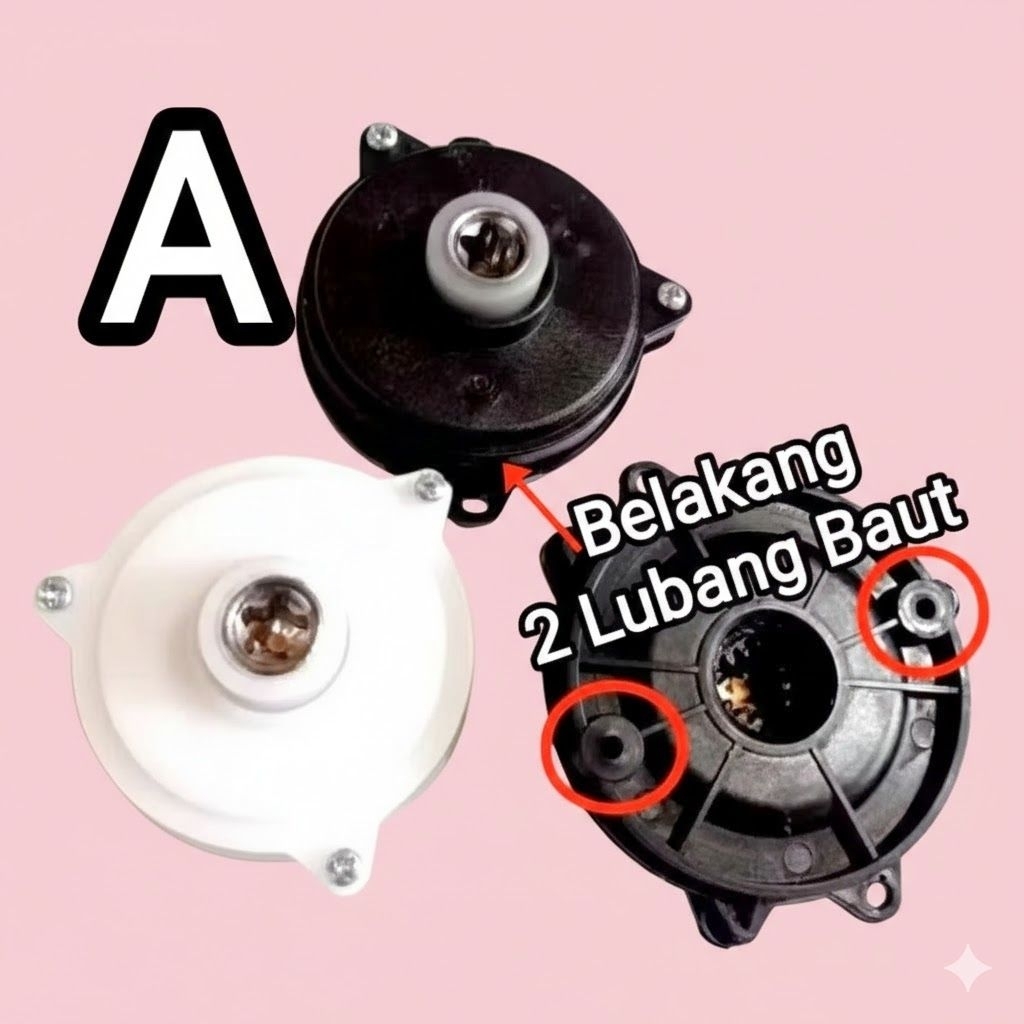Gearbox Chopper bintang 5 A belakang Lubang 2 baut Universal