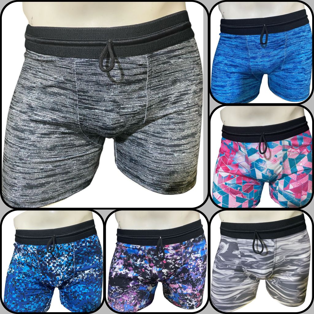 CD Boxer pria Kekinian Celana Dalam Boxer Motif Underwear Sempak Pria