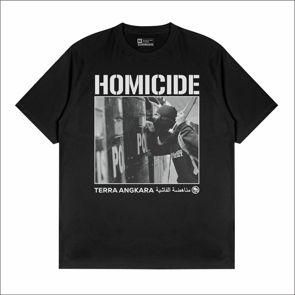 Kaos Distro Homicide Terra Angkara Musik Band