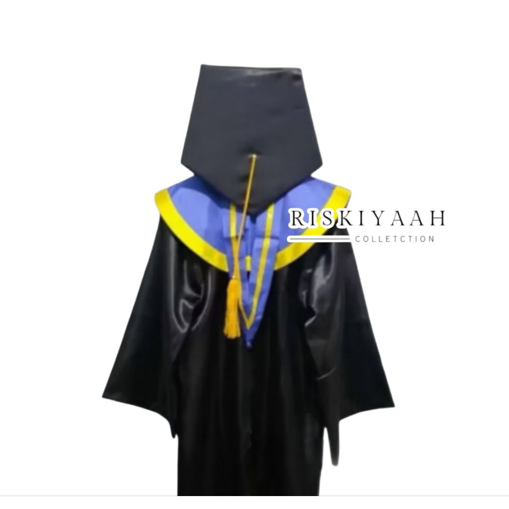 Toga wisuda anak kalung rumbai/ Baju Toga Wisuda anak / Baju wisuda anak Paud-Sarjana
