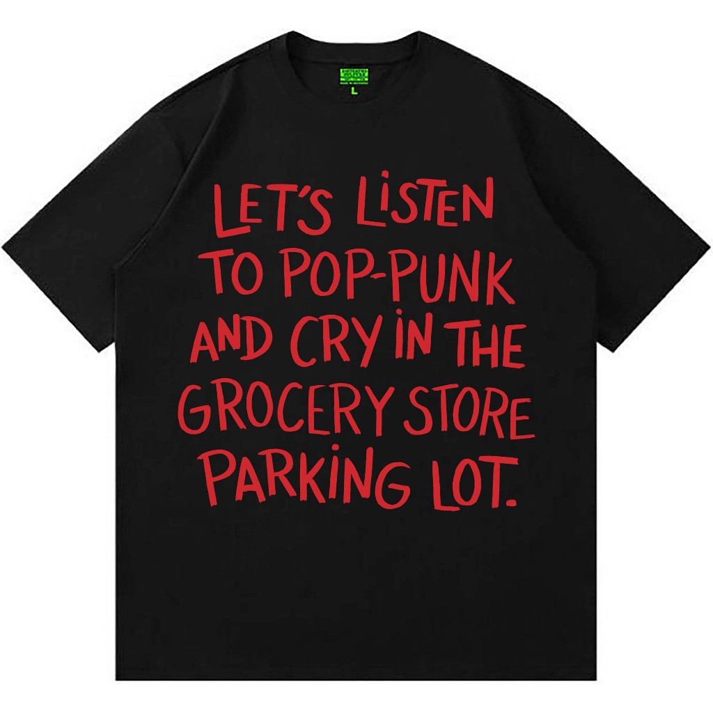 Kaos Band Pop-Punk Grocery Store T-shirt -  Unisex Boxy & Regular Fit Distorted Culture