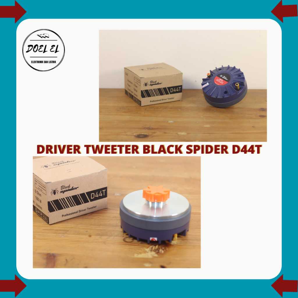 DRIVER TWEETER BLACK SPIDER D44T | DRIVER TWEETER 500 WATT