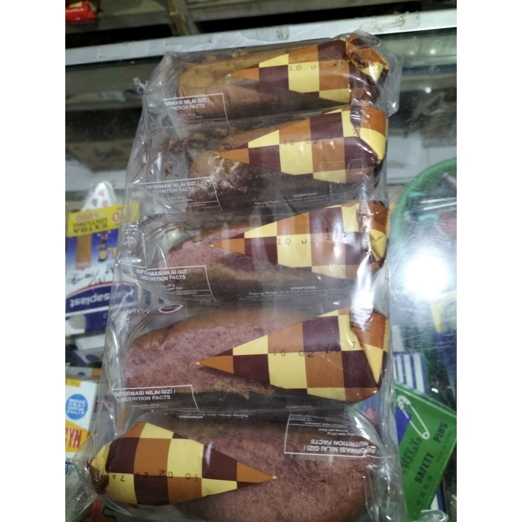 Roti Jordan sisir coklat