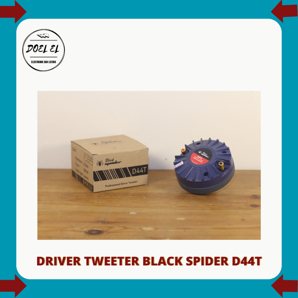 Mitsuki_Shop02 Driver Tweeter Black Spider D44T Driver Tweeter 500 Watt