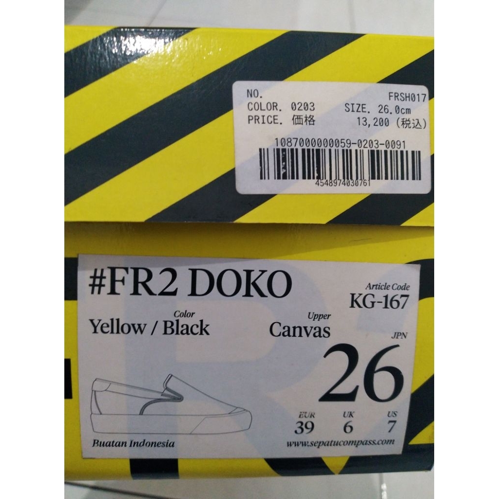 sepatu compass x fxxking rabbit doko #FR2 hanya rilis di jepang