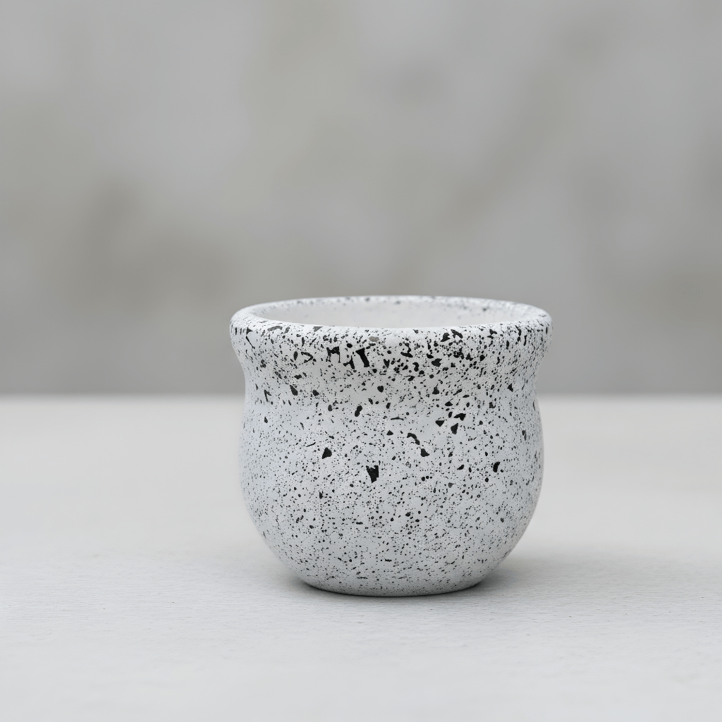 Pot Mini Kaktus Sukulen Putih Teraso Batualam