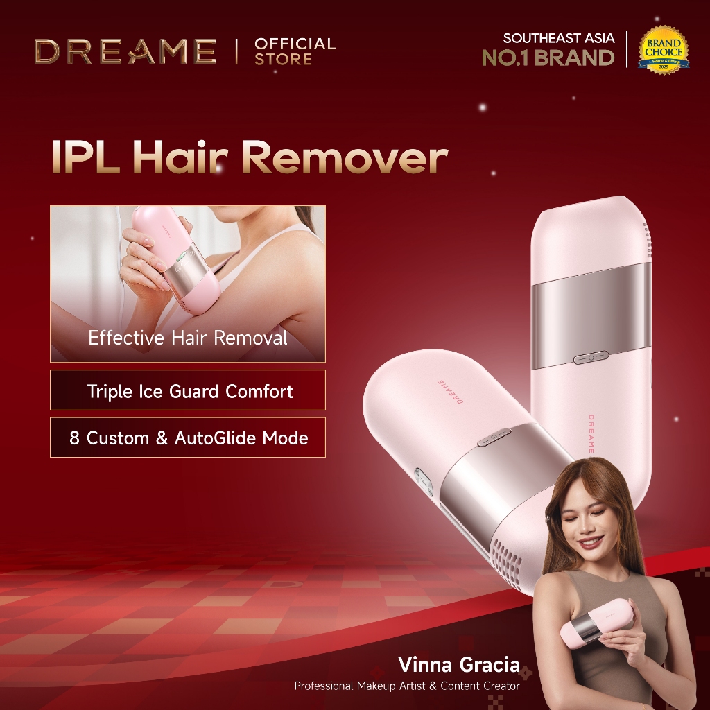 Dreame Sapphire IPL Hair Removal Cooling System Portable | Alat Penghilang Bulu