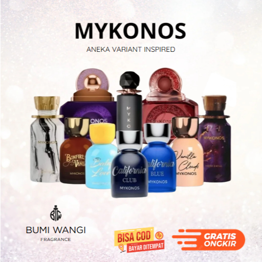 DUPE INSPIRED MYKONOS Parfume Share All Variant 5ML - 50ML INSPIRED DUPE 95% Monaco Royale Californi