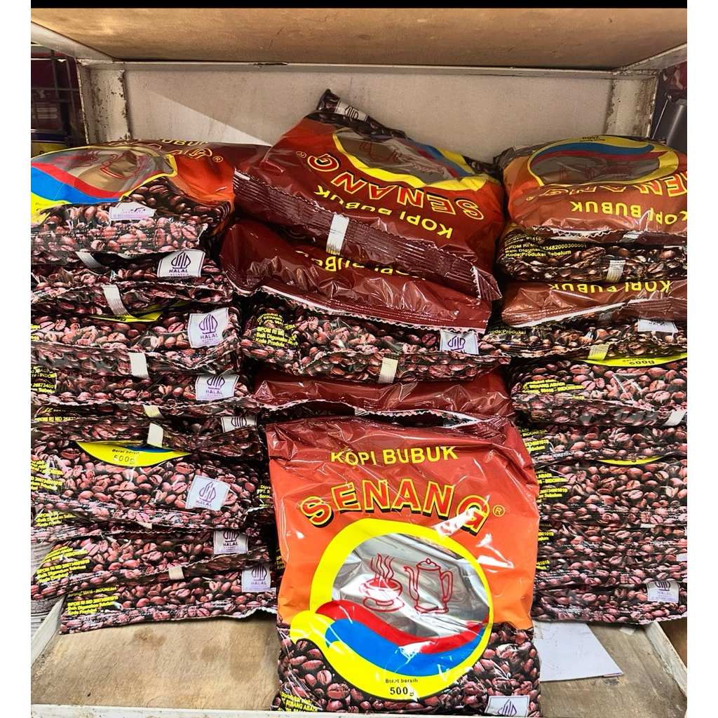 kopi senang(kopibubuk)uk 500grmaslidarisorongpapuabaratdaya
