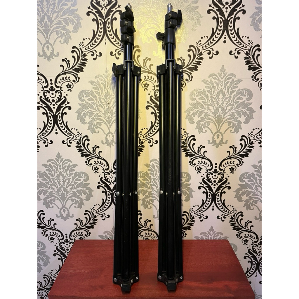 Stand tripod lighting lampu bisa untuk hp