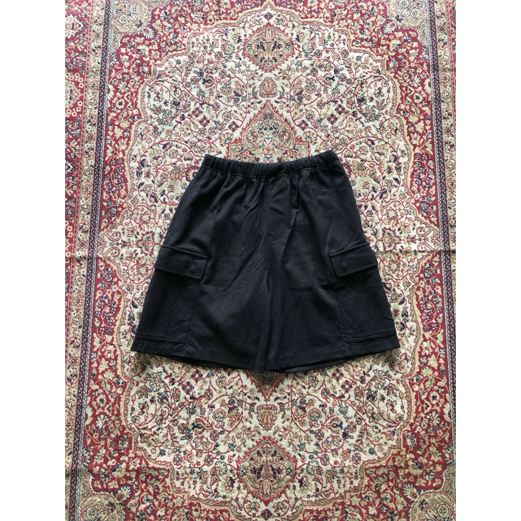 Celana Monkey time light bonding cargo short pants H910