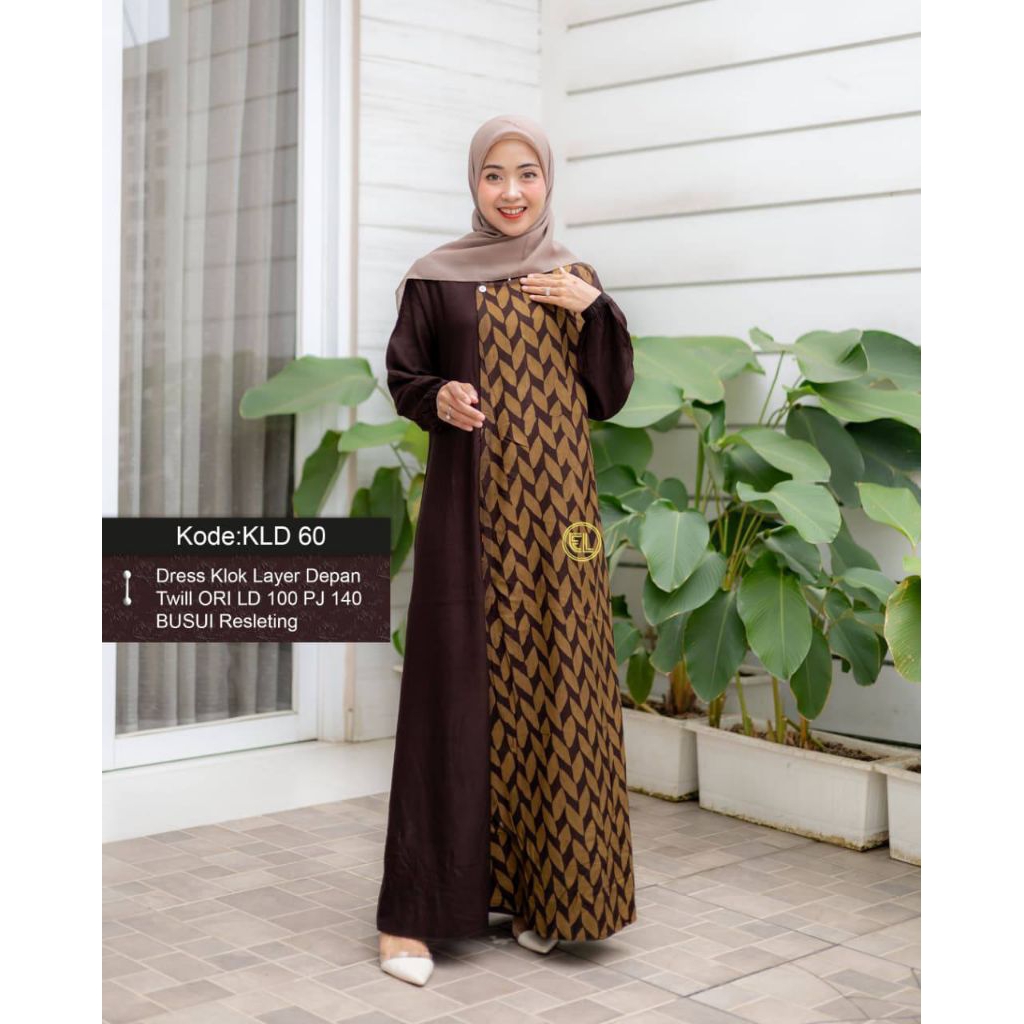 Gamis twill ori by Elzhaf ld 100