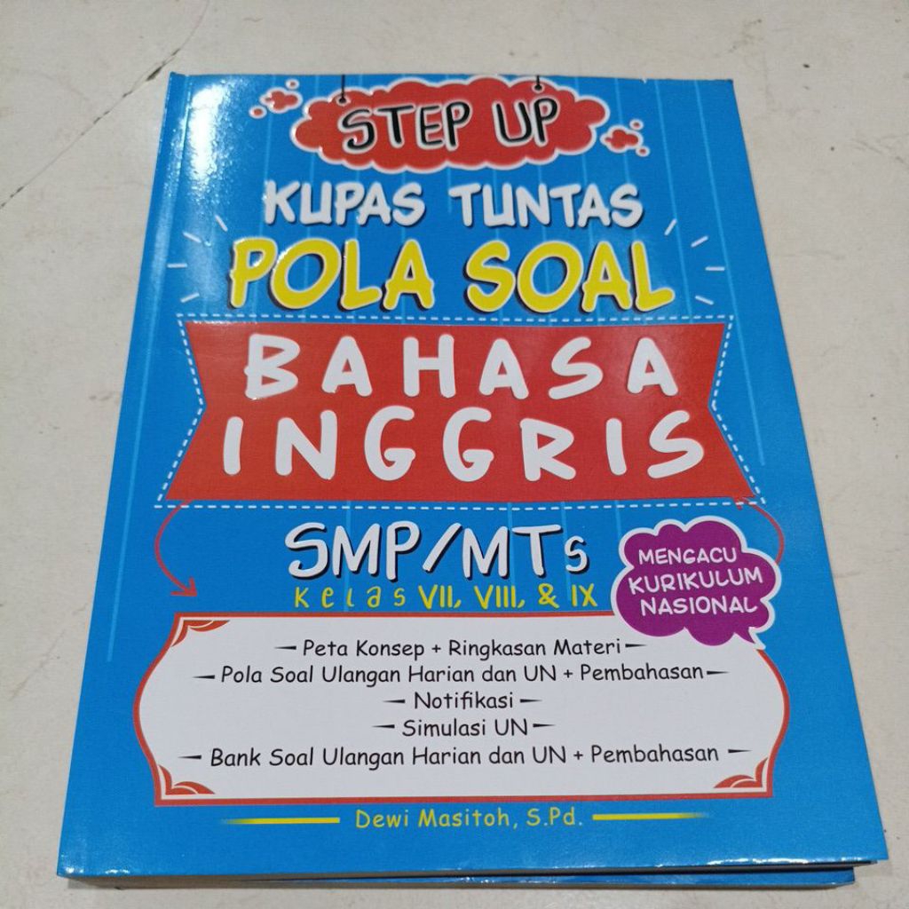 ( OBRAL ) BUKU PENDIDIKAN SMP // LATIHAN SOAL SMP // STEP UP KUPAS TUNTAS POLA SOAL BAHASA INGGRIS S