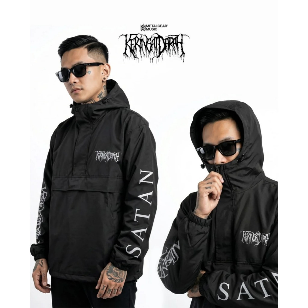 WINDBREAKER CAGOULE KERINGAT DARAH - SATANIC