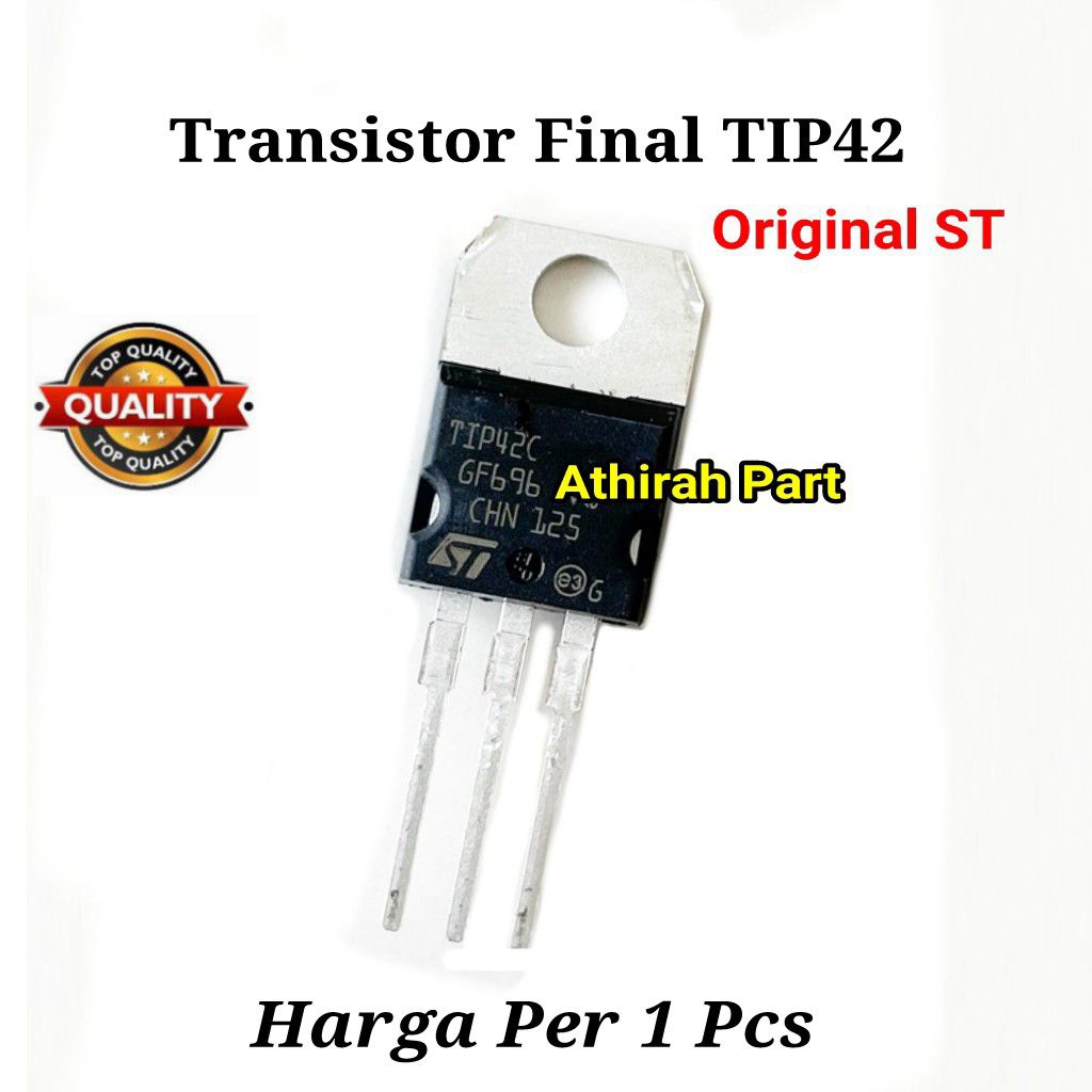 TRANSISTOR FINAL TIP42 ORIGINAL ST AUDIO AMPLIFIER