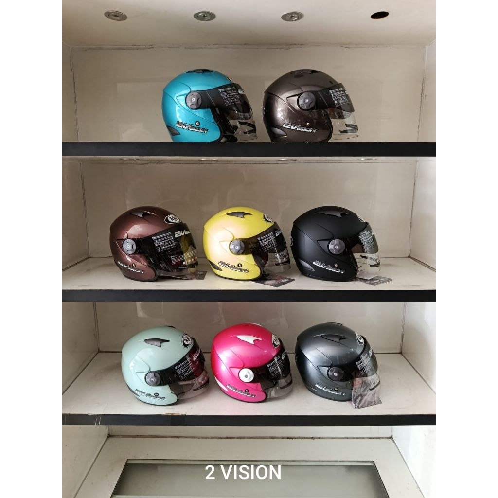 Helm KYT 2 VISION SOLID ORIGINAL KYT 100%