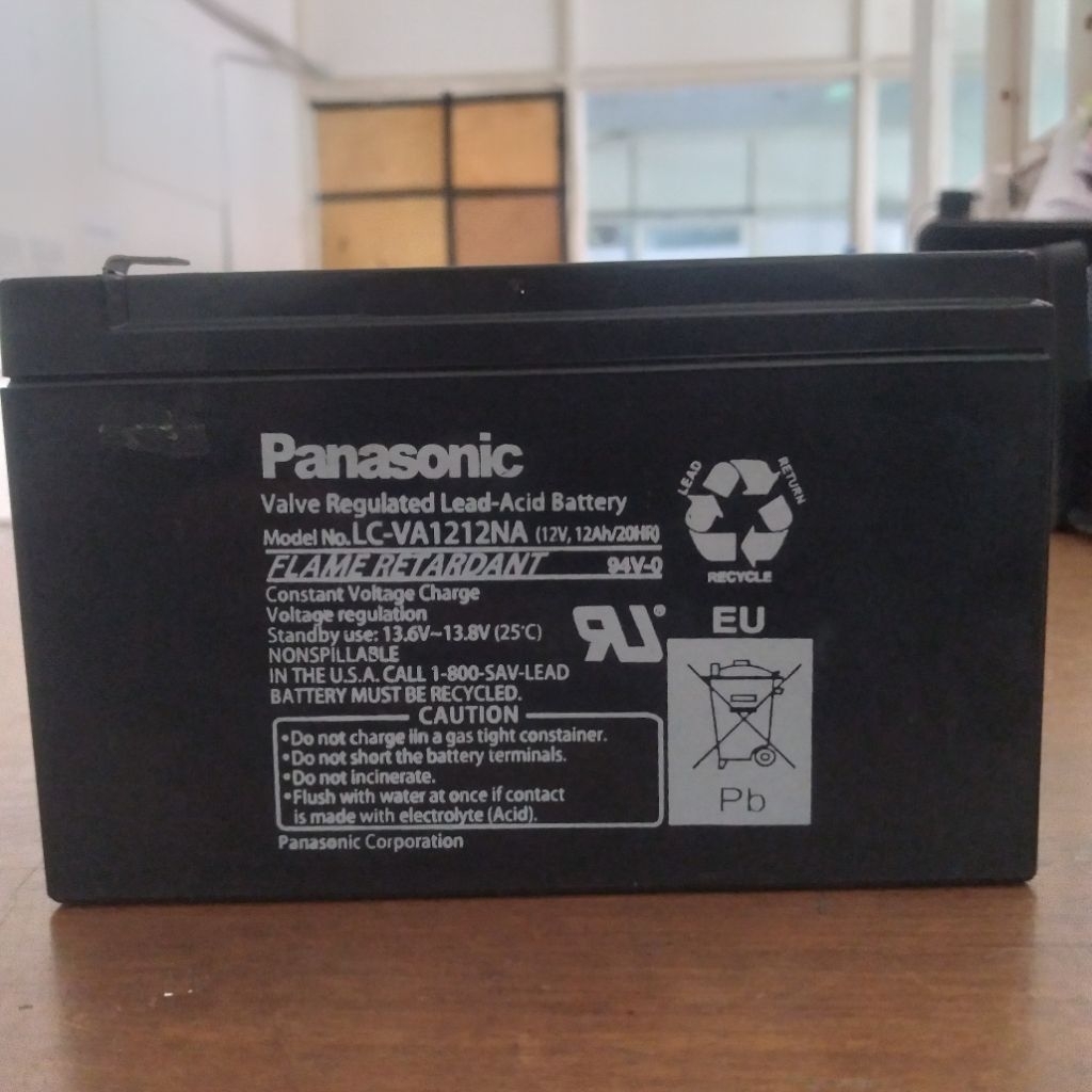 Baterai Aki kering Panasonic 12v 12Ah