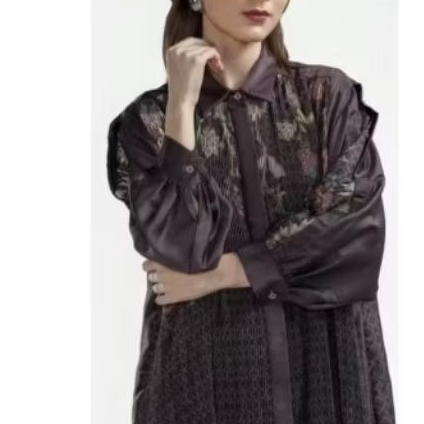 dress pleated festive raisa x benang jarum XS new