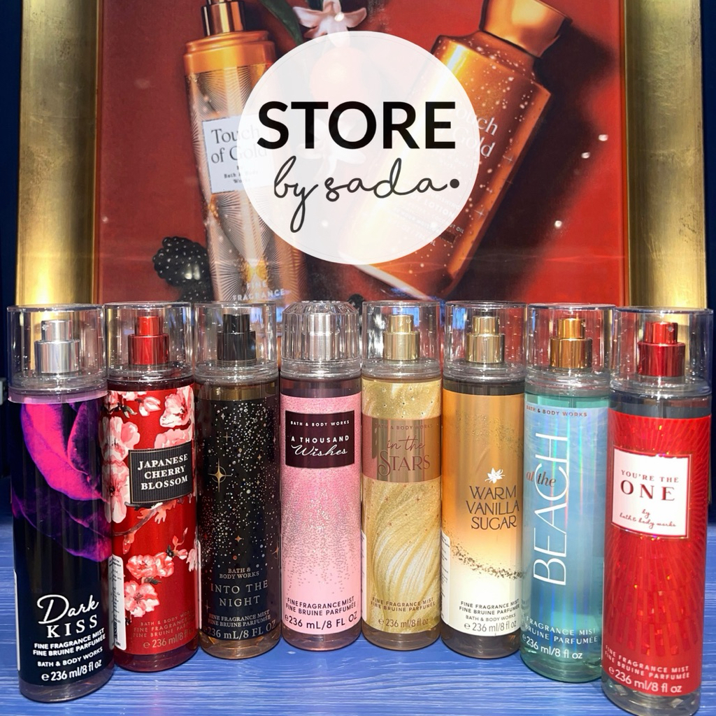 BBW BODY MIST FULL SIZE - In The Stars/ Gingham Glow/ Vanilla Romance/ Pure Wonder/ Dream Bright/ Yo
