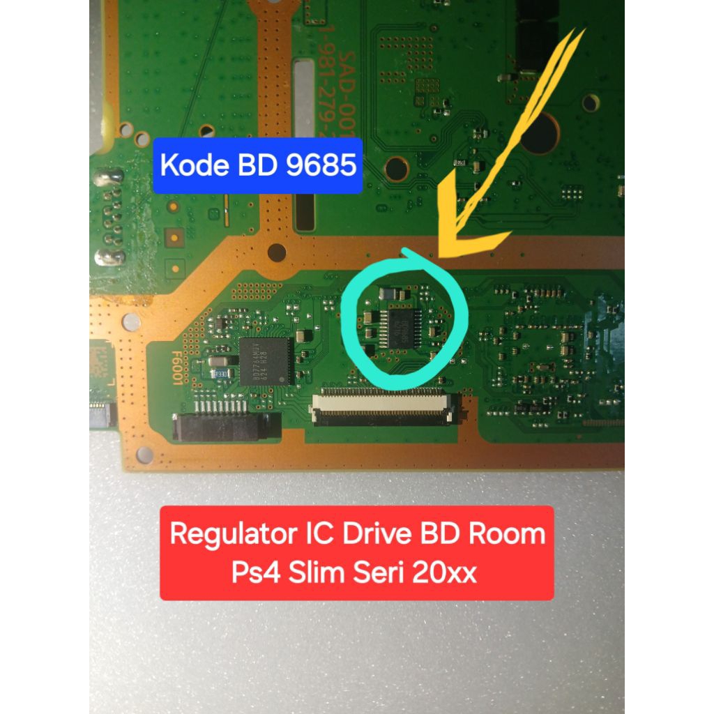 Chip Regulator Drive BD Room Ps4 (BD9685) Original