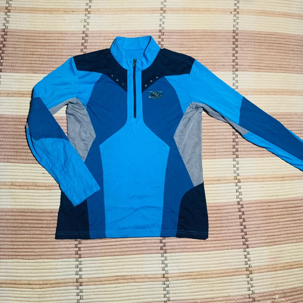 Kaos Baselayer Wanita K2 GOLF Ungu Olahraga Original Second Preloved