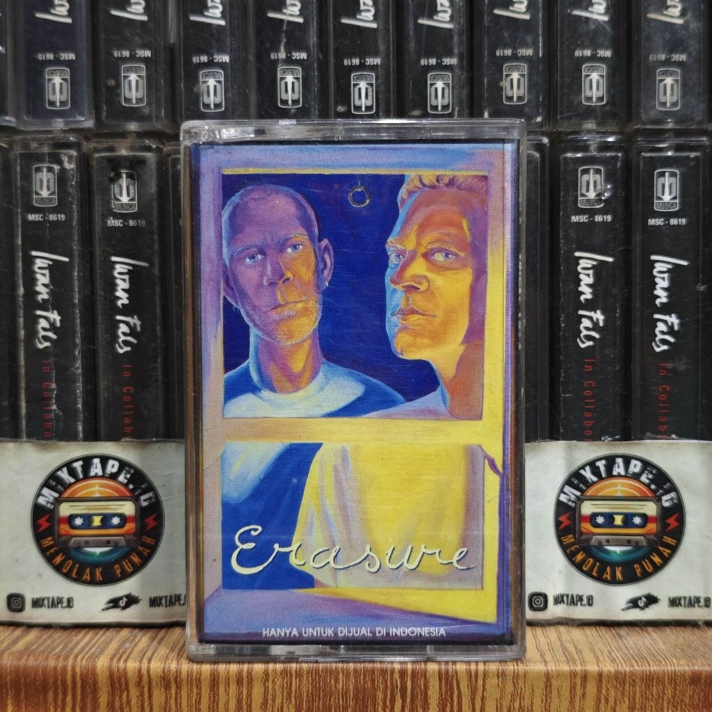 Kaset - Erasure (Self Titled) - Kaset Pita - Radio Tape - Radio - Pemutar Kaset - Retro - Classic - 
