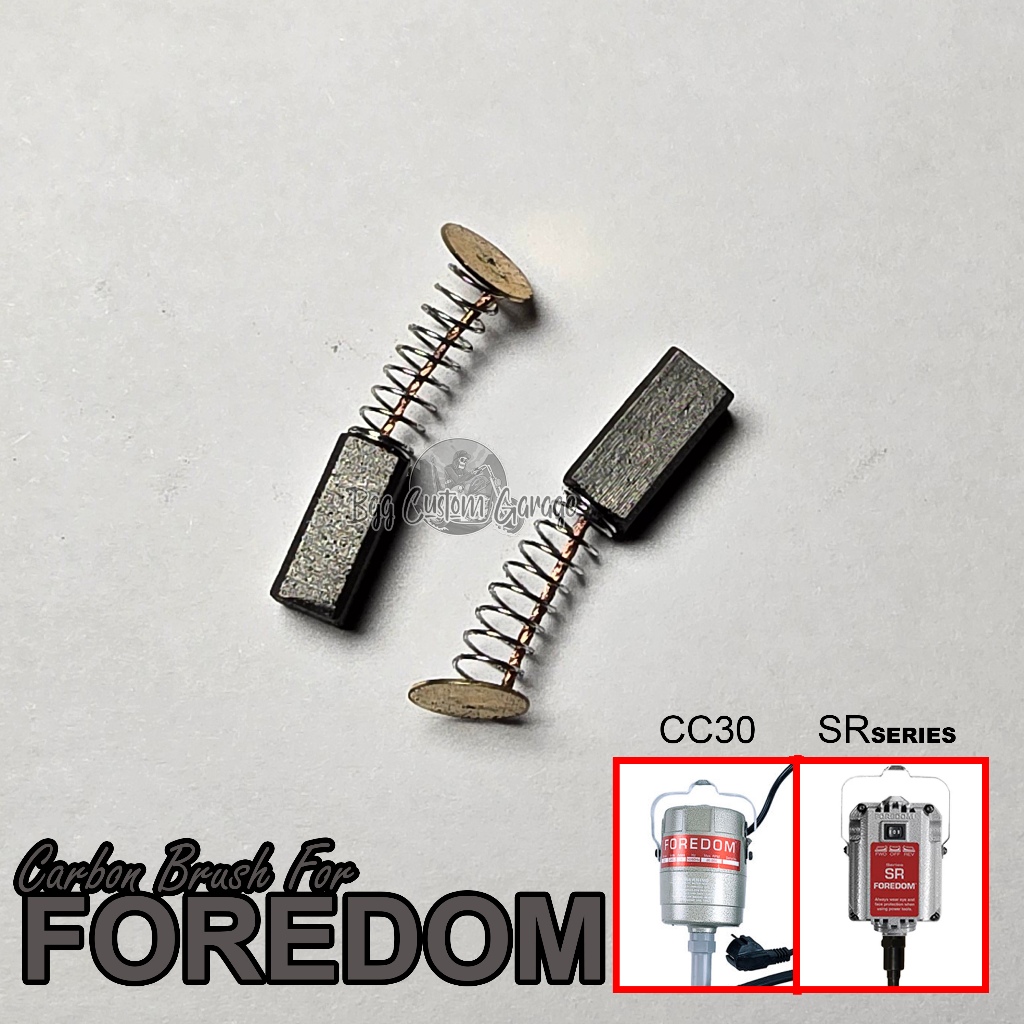 CARBON BRUSH  FOREDOM CC30 SR SERIES ARENG BOR GANTUNG SPUL FOREDOM DTP