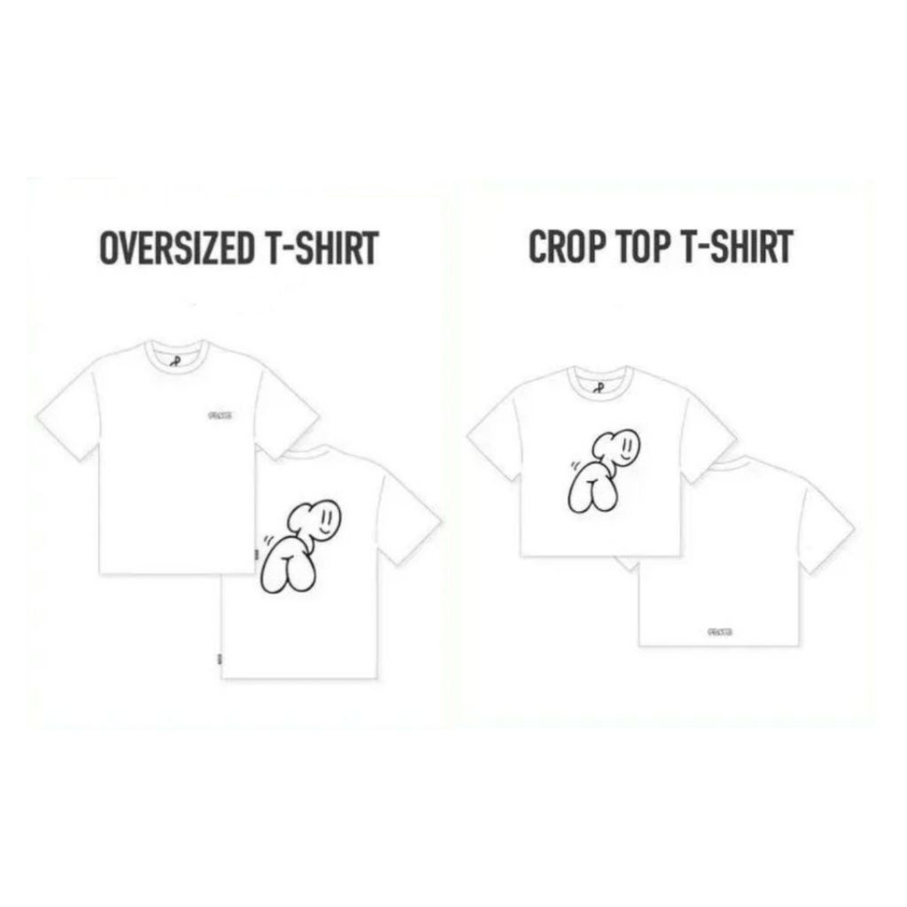 [READY] PLAVE OVERSIZED CROP TOP T-SHIRT WHY MD CROPTOP OVERSIZE TSHIRT OUTFIT YEJUN NOAH BAMBY EUNH