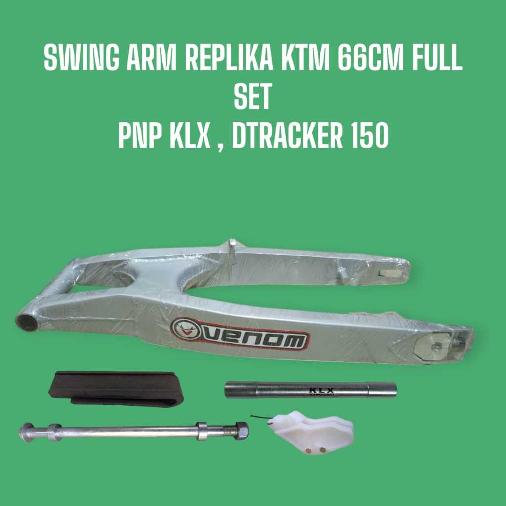 PAKET KOMPLIT SWING ARM REPLIKA KTM PNP 66cm KLX DT CRF150 MEGAPROMONO SATRIA FU
