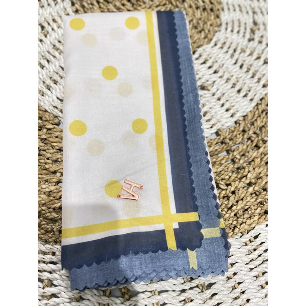 PRELOVED EVERYDAY SCARF DOTTY YELLOW BY VANILLAHIJAB