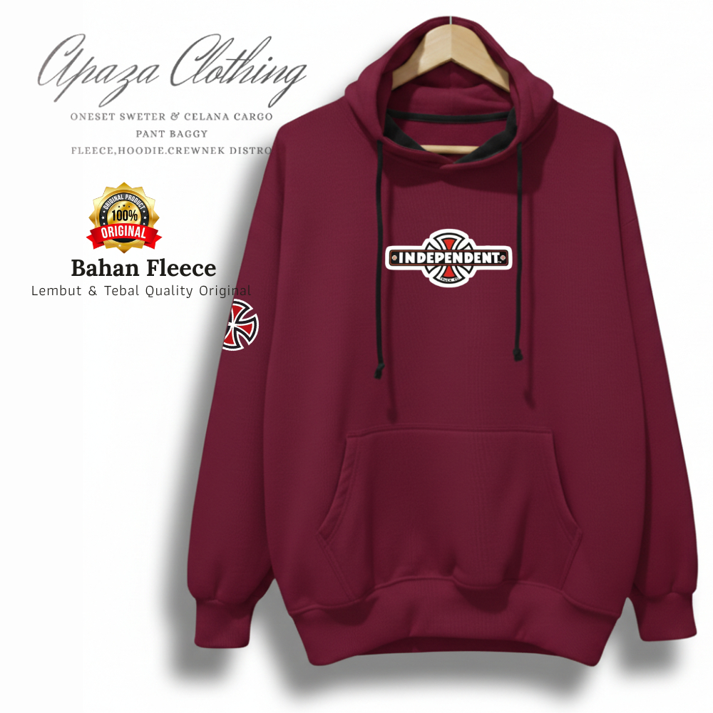 Hoodie Sweater Pria Wanita Distro Hodi Murah Jaket Tebal Dan Pant Independen Lembut  Terbaru 2026 Ke