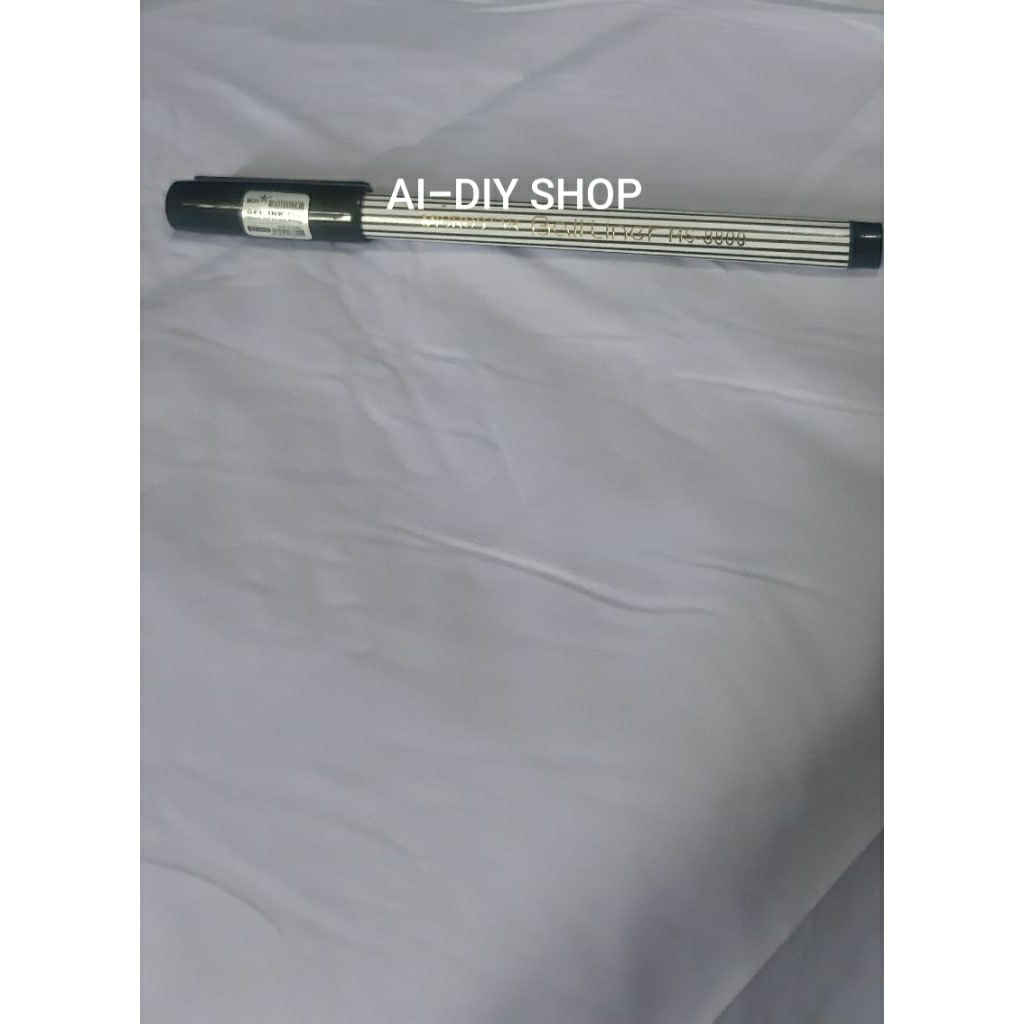 PULPEN HITAM BALL LINER GEL 1.0 MICRO MS-8800